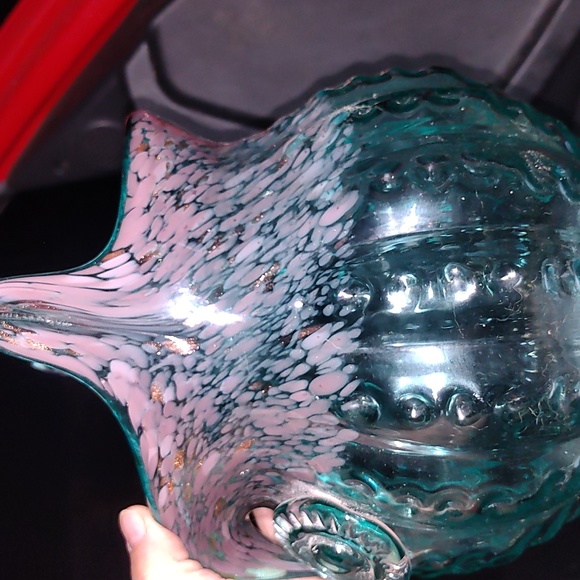 Hand blown glass owl.. stands about 10.5"s - Picture 4 of 4